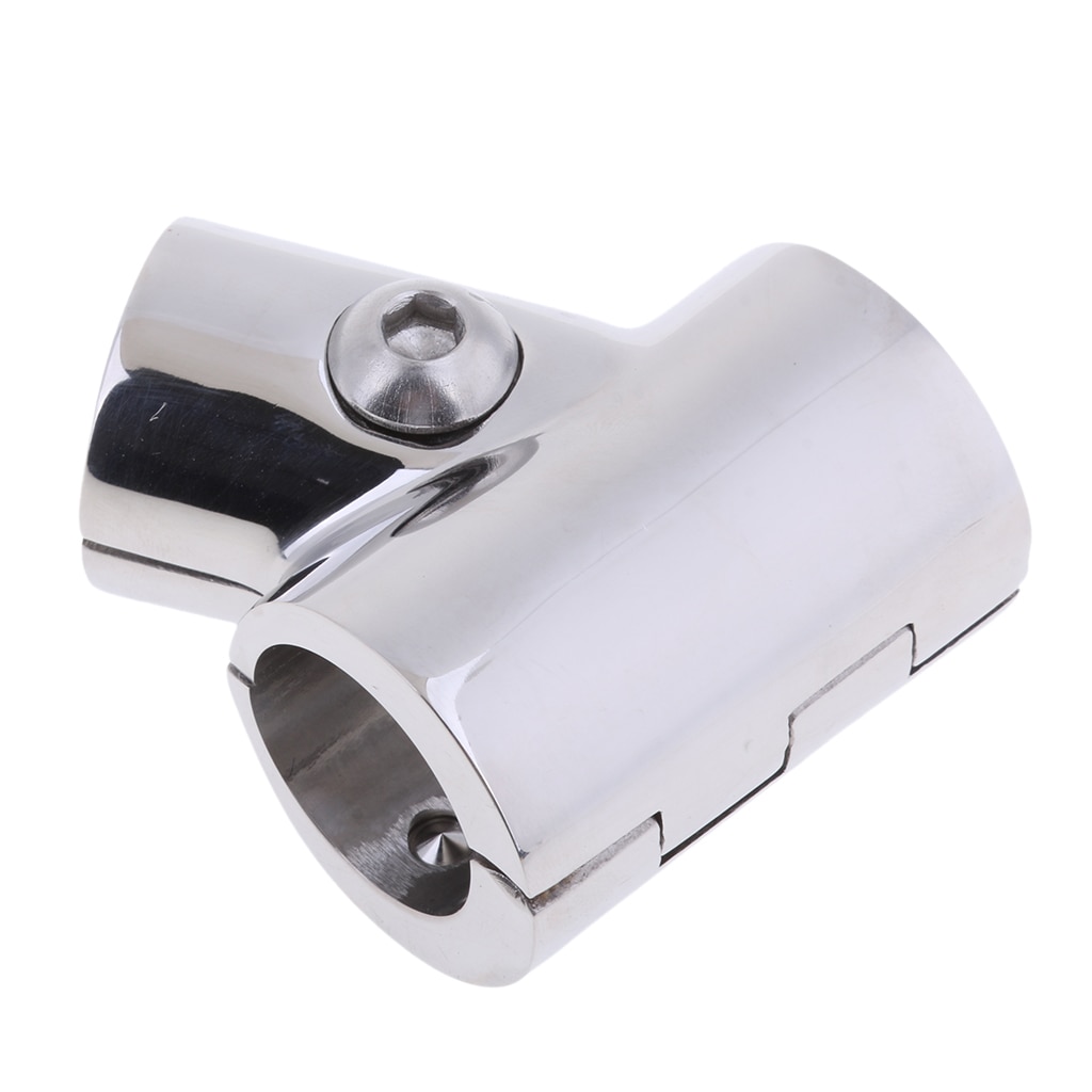 316 Marine-Grade Stainless Steel 60 Degree Boat Hand Rail Fitting Hardware 7/8''