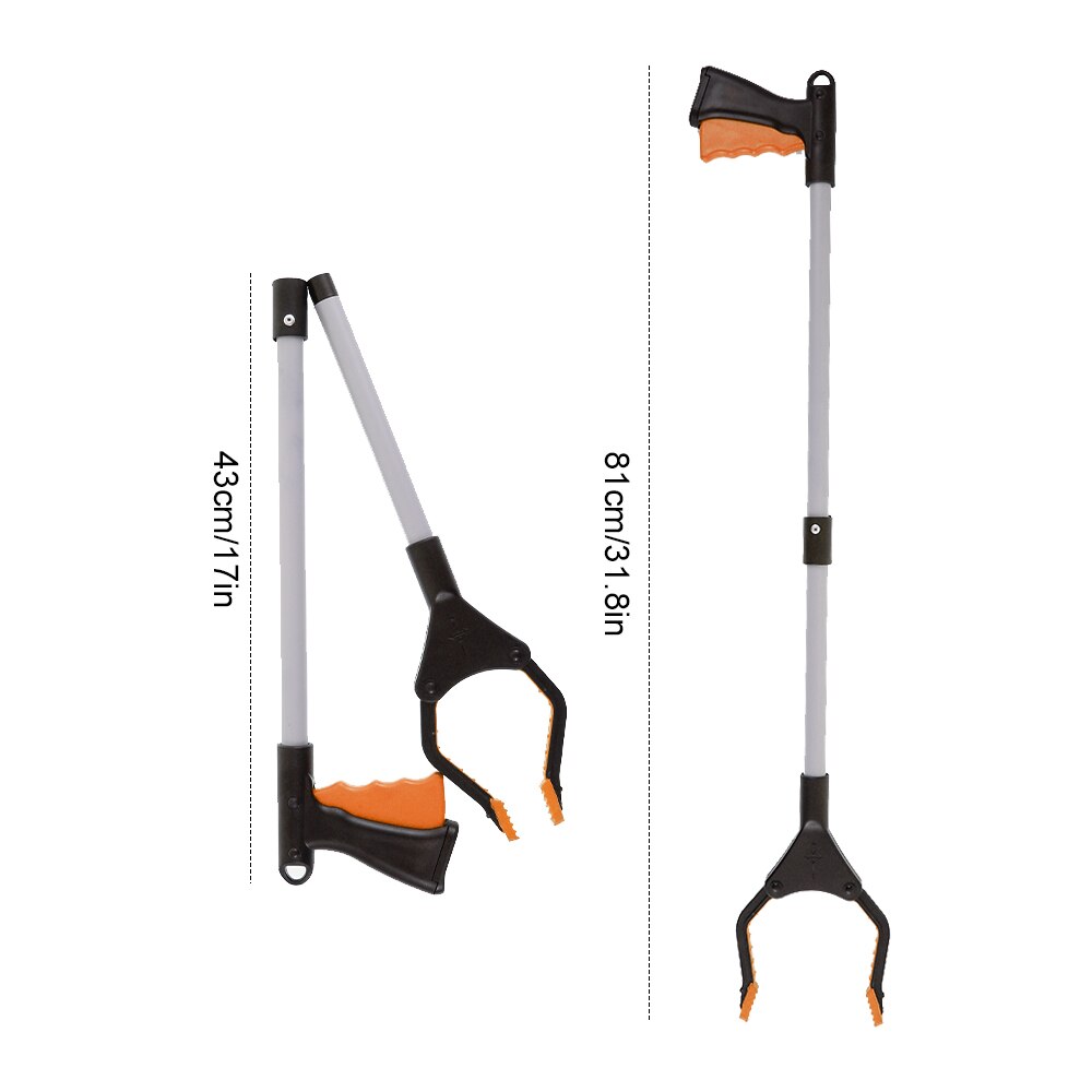 Foldable Litter Reachers Pickers Pick Up Tools Gripper Extender Grabber Picker Collapsible Garbage Pick Up Tool Grabbers