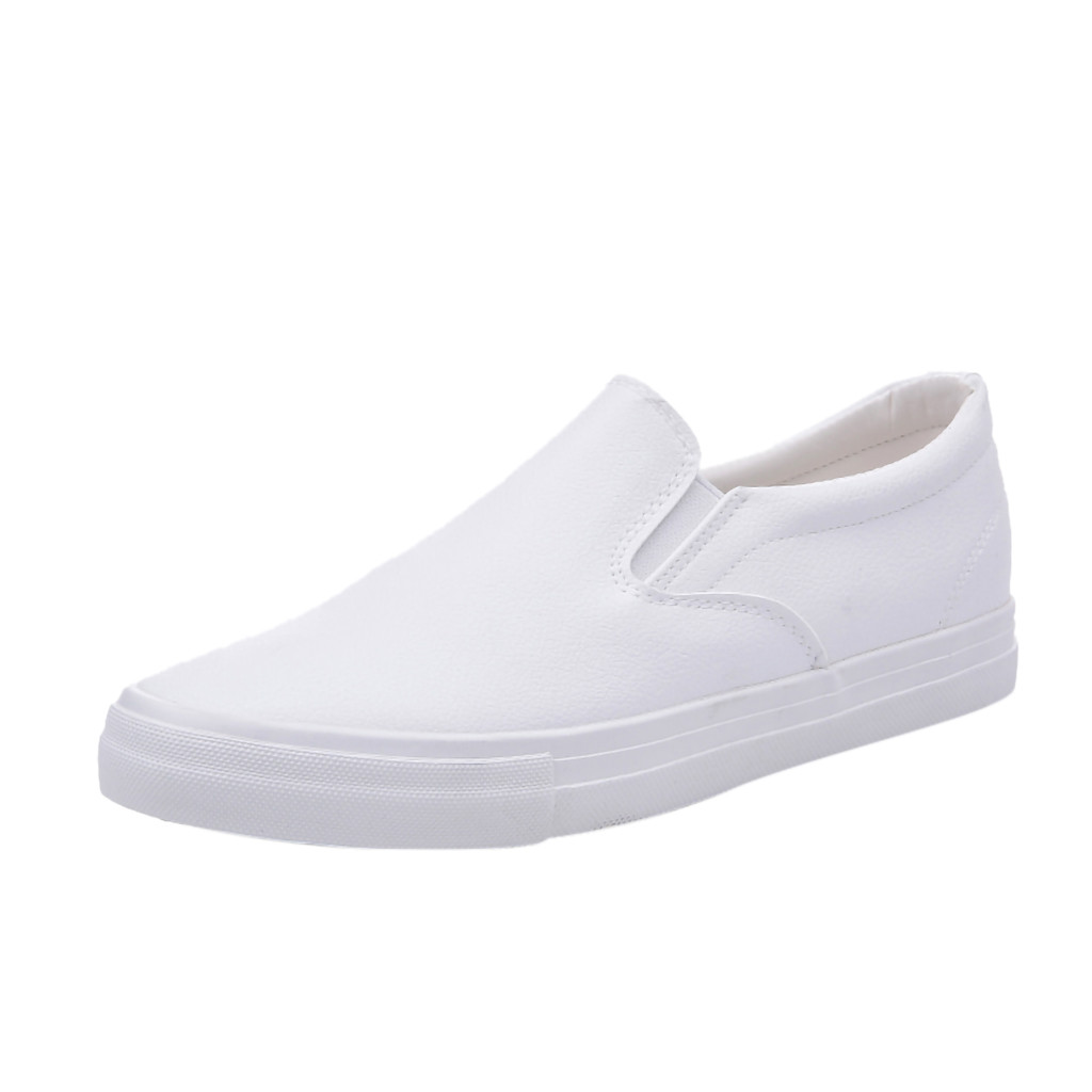 Hommes baskets hommes chaussures décontractées sping an automne hommes doux sans lacet baskets solide plat mocassins décontractés bateau chaussures