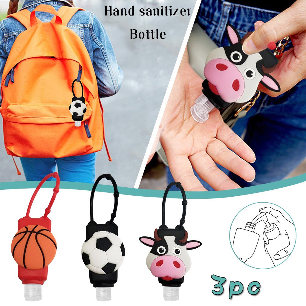 3pcs Hang Hand Sanitizer Dispensing Portable Hang Dispense Liquid Dispenser Handwash Gel Outdoor Hanging Dispensers