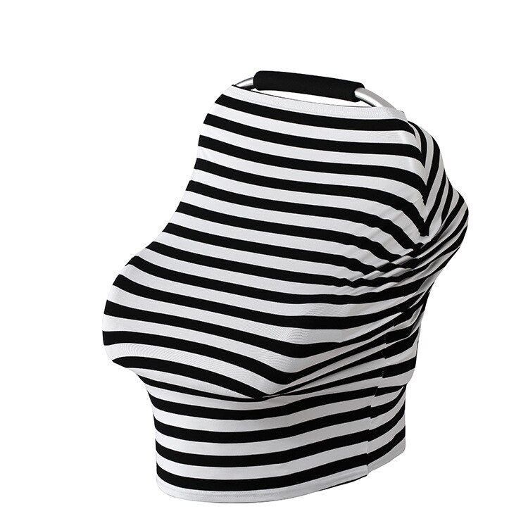 Nursing Towel Multi-functional Pure Cotton Safe Seat Cushion Stroller Cover Shopping Cart Hood