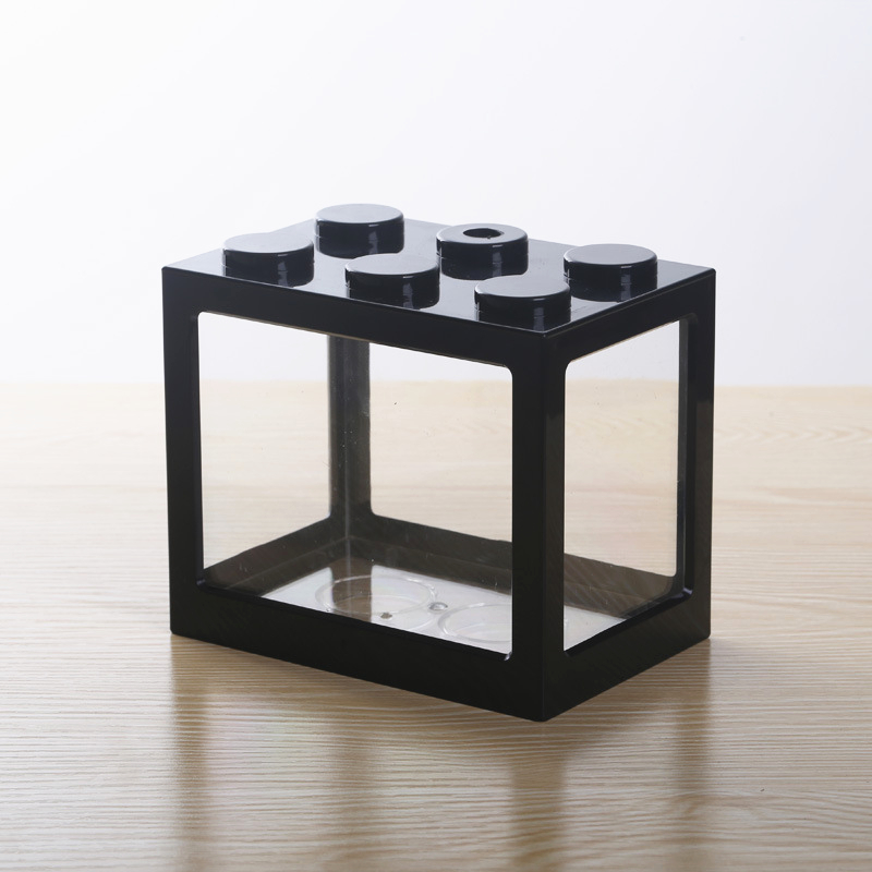 Akvarium betta akvarium tang kugle edderkop boks myre boks lille mini krybdyr række tank: 08