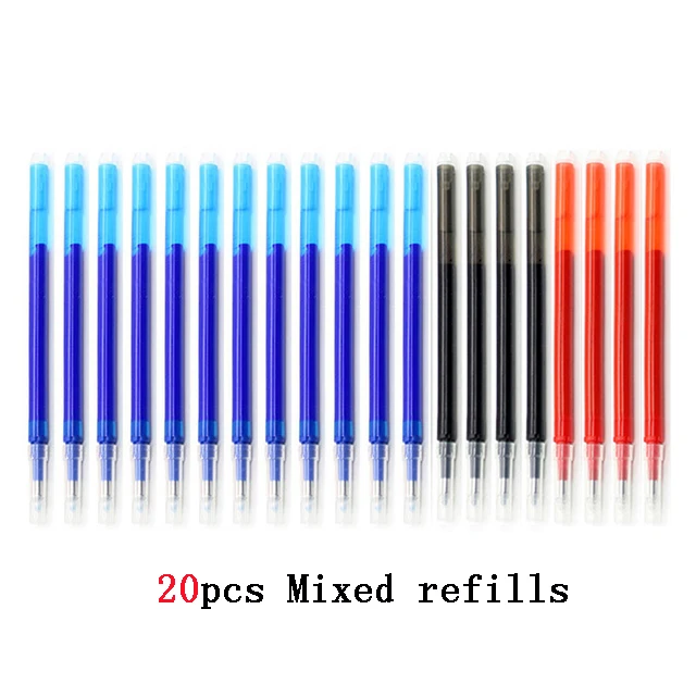 pilota Frixion penna impostato di penne gel cancellabili 0,5 mm Blu/nero/rosso Sostituibile Ricarica Studente Strumento di scrittura Forniture di cancelleria giapponese: Blu