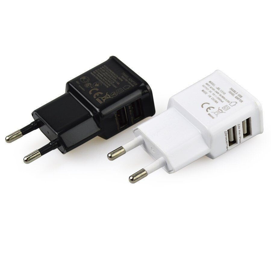 GEUMXL cargador de teléfono Usb de 5V 2A, enchufe europeo para viaje de pared para Huawei P10 P9 P8 Lite/Samsung Galaxy J5 S7 S6 Edge A5 A3 S5 S4