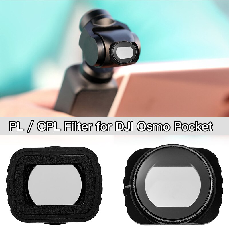 UV/ND4/ND8/ND16/ND32/CPL/PL lente de cristal óptico, accesorio de repuesto, pieza de reparación para DJI OSMO Protector para bolsillo