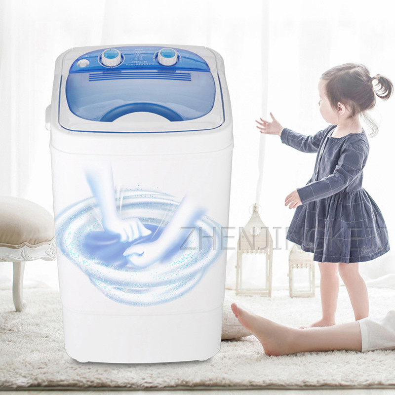 7.0 KG Washing Machine Single Barrel Single Cylinder Washer Mini Semiautomatic Clothes Washing Tools Home Cleaning Appliances