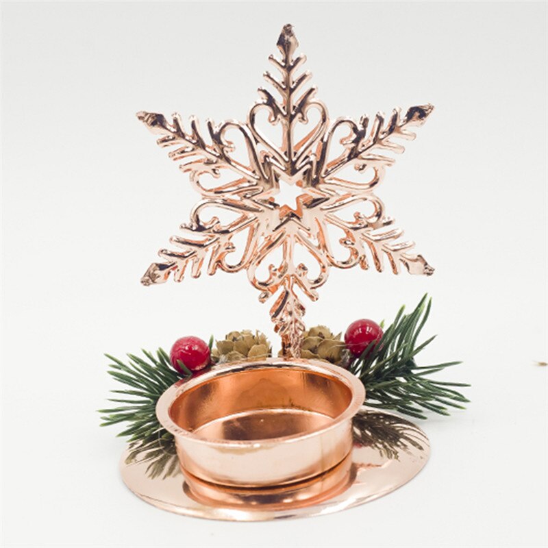 Decoración navideña, candelabro, mesa de comedor, decoración DIY, decoración de , decoración navideña: Golden snowflake