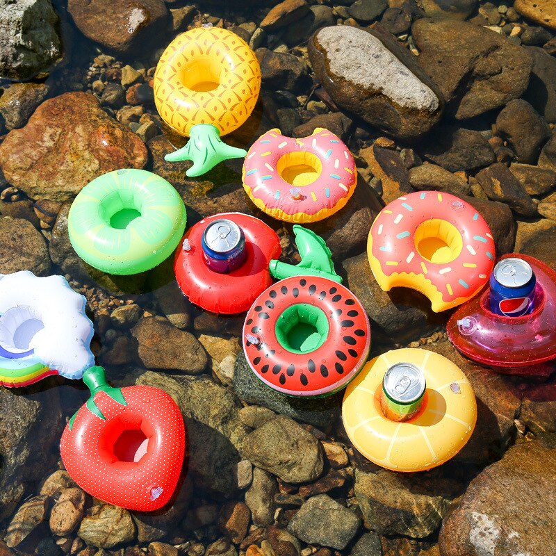 Mini Opblaasbare Bekerhouder Eenhoorn Flamingo bekerhouder Zwembad Float Baden zwembad Speelgoed Partij Decoratie Bar zwemmen ring