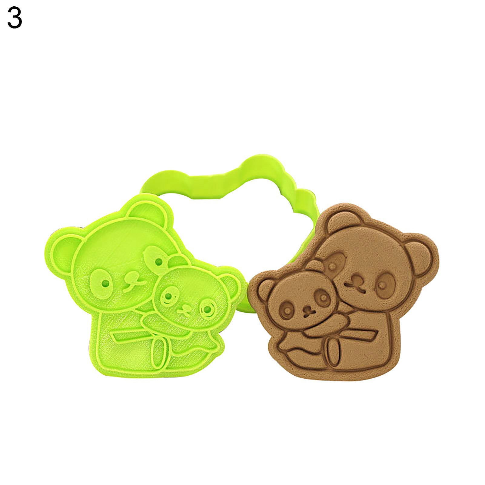 Forest Animals Cartoon Biscuit Mold Pressing Type Household Cookie Baking Tool: 3