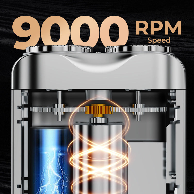 Portable Mini Rotary Electric Shaver for Men Travel Mini Shaver Double Floating Magnetic Blade Head Rechargeable Pocket Razors ﻿