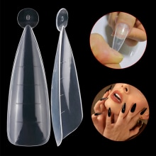 120PC Nail Extend Molds Dual Form Accessoires Manicure Tools Nails Forms Full Cover Top Forms For Build Mold For Nail Extensions