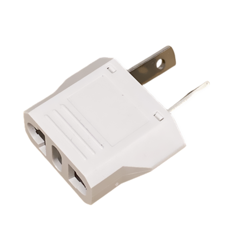 Vs naar eu stekkeradapter korea euro europees eu naar vs amerikaans australië rusland china reisadapter 2 -polige ac-omvormer stekker: Blauw / Britse stekker