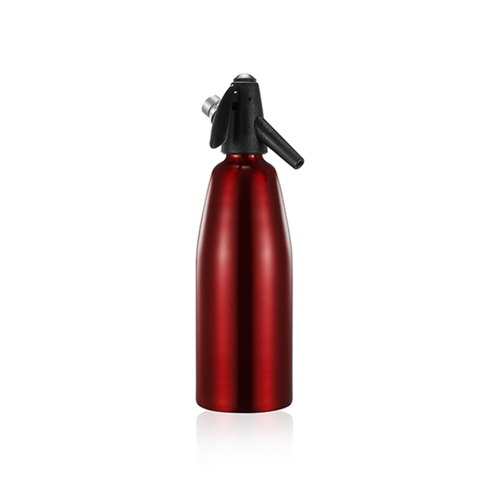 1 liter sodavand i klassisk stil til fremstilling af mousserende vand: Rød
