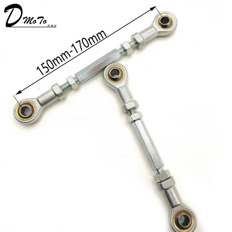 150mm/170mm 8mm Steering Tie Rod kit Ball Joint For 49cc Electric Mini Kids ATV Go Kart Buggy Quad Bike Parts