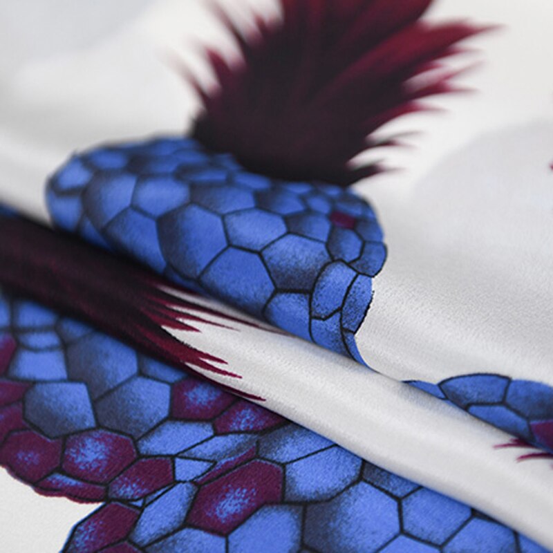 100cm*135cm ananas silke tyg ren natur siden crepe de chine klänning material