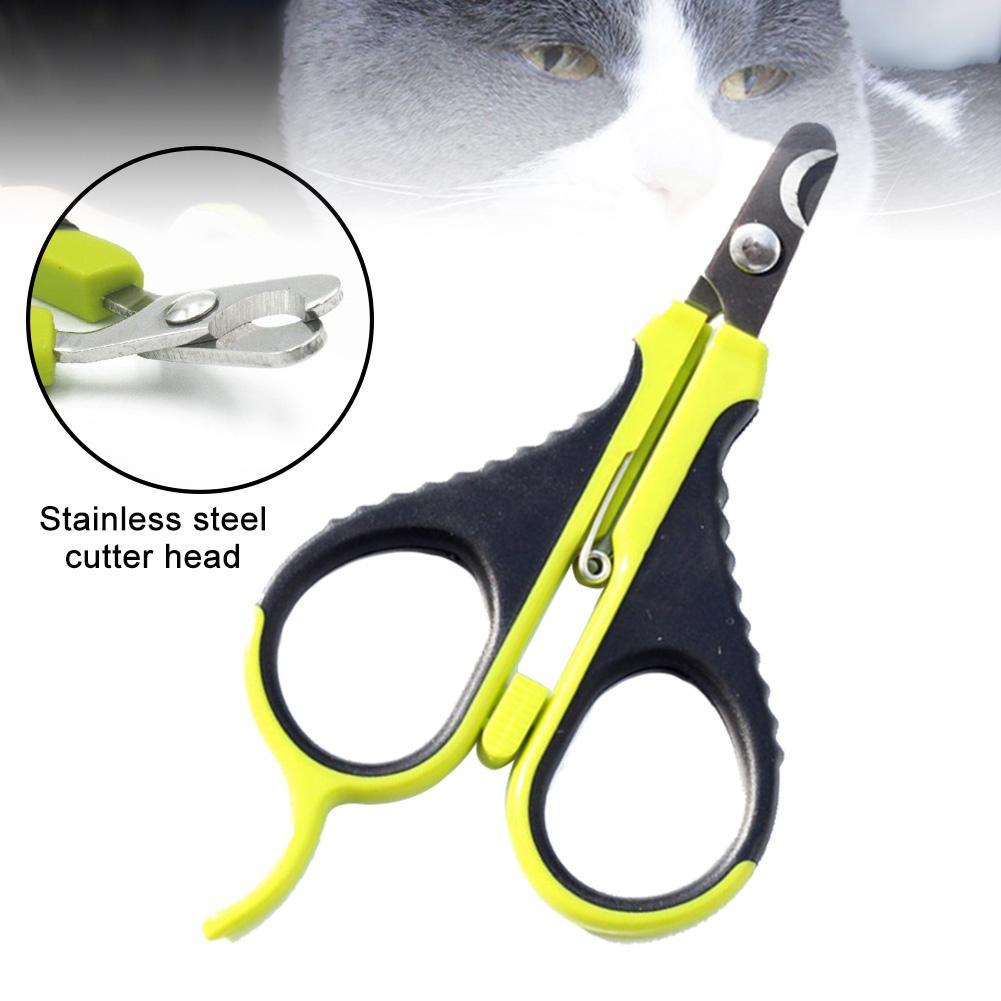 Manchetknipper kattennagelknipper huisdiernagelknipper gebogen kop klauwtrimmer roestvrijstalen nagelknipper hondennagelknipper