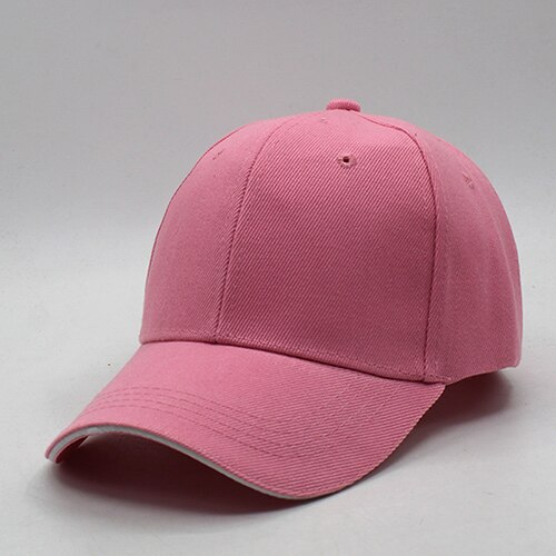 Men Baseball Cap Women Snapback Caps Casquette Hats For Men Plain Blank Bone Solid Gorras Planas Baseball Caps Plain Solid: pink