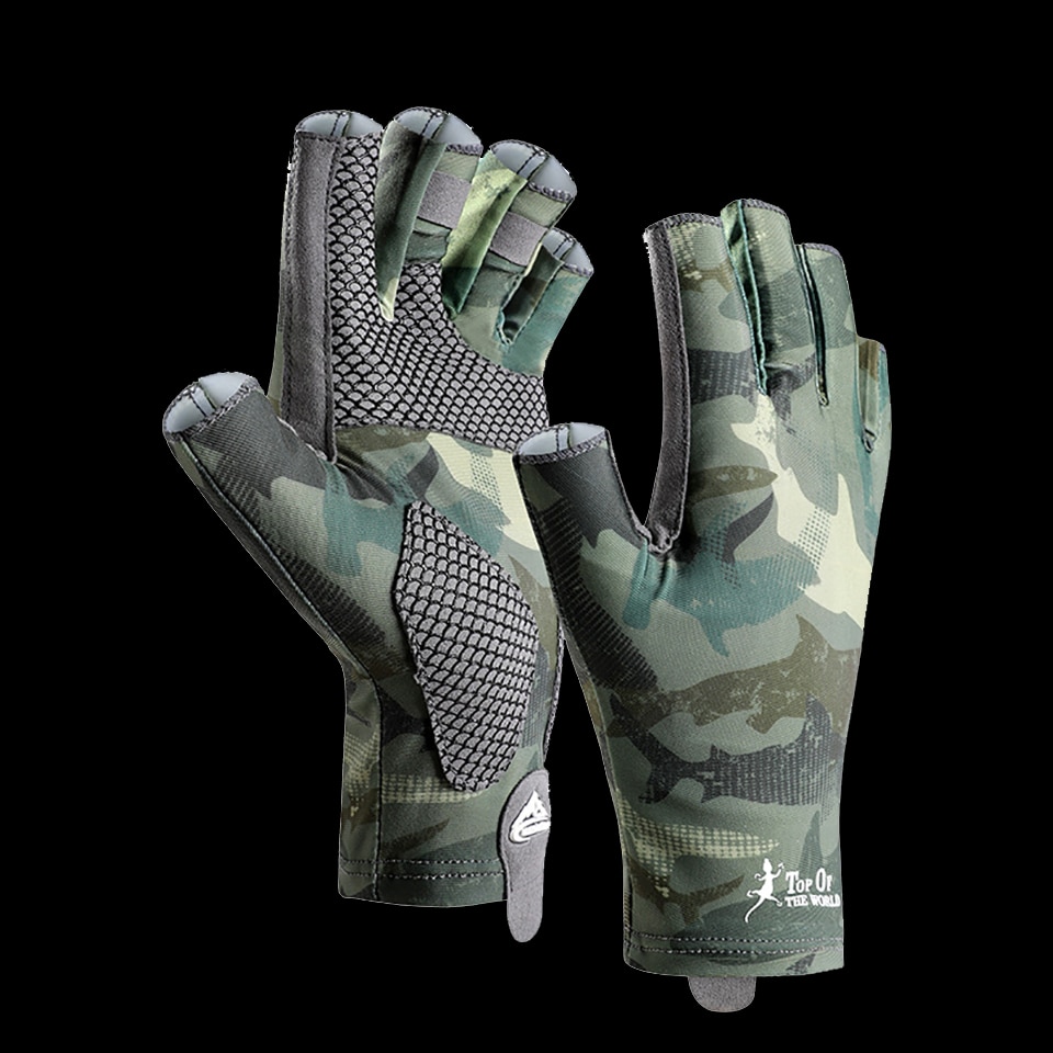 Lopen Vis Professionele Vissen Handschoenen Half Vinger Ijs Zijde Zonnebrandcrème Quick-Release Palm Anti-Slip Cut-Proof outdoor Handschoenen