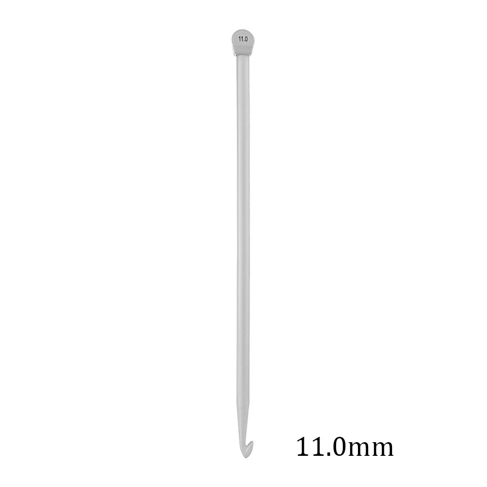 2.5-11mm 14 Size Tunisian Afghan Crochet Hooks Needle Multicolor Knitting Needles Hook Weaving Tool Long Sweater Sewing Needle: 11.0mm