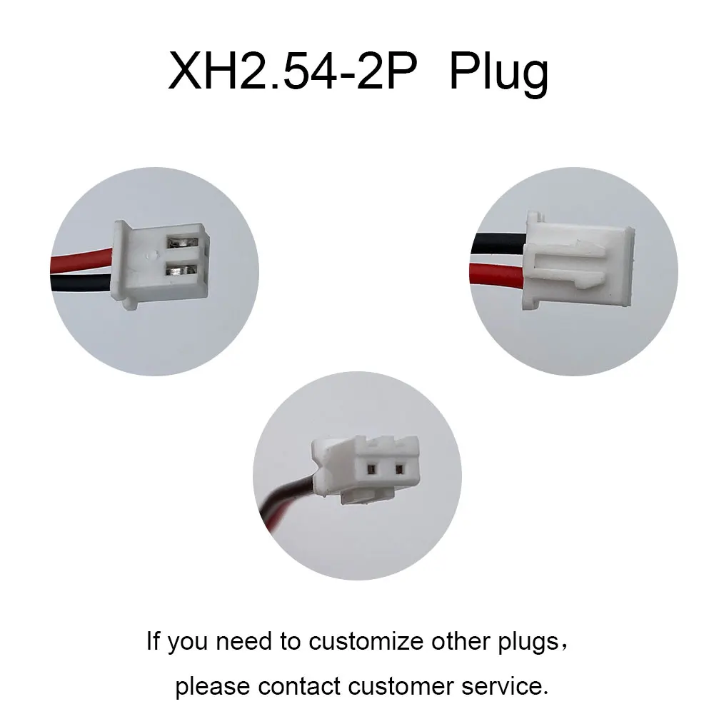 18650 3.7V (XH 2.54Plug) Lithium Battery Pack 2600mAh 3500mAh for Fishing LED Light Bluetooth Speaker Emergency DIY Batteries