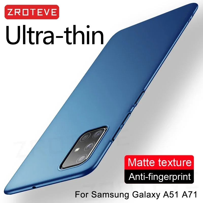 A72 A52 étui Zroteve mince givré dur PC couverture pour Samsung Galaxy A52s A32 A51 A71 M52 M53 A13 A23 A33 A53 A73 5G coques de téléphone