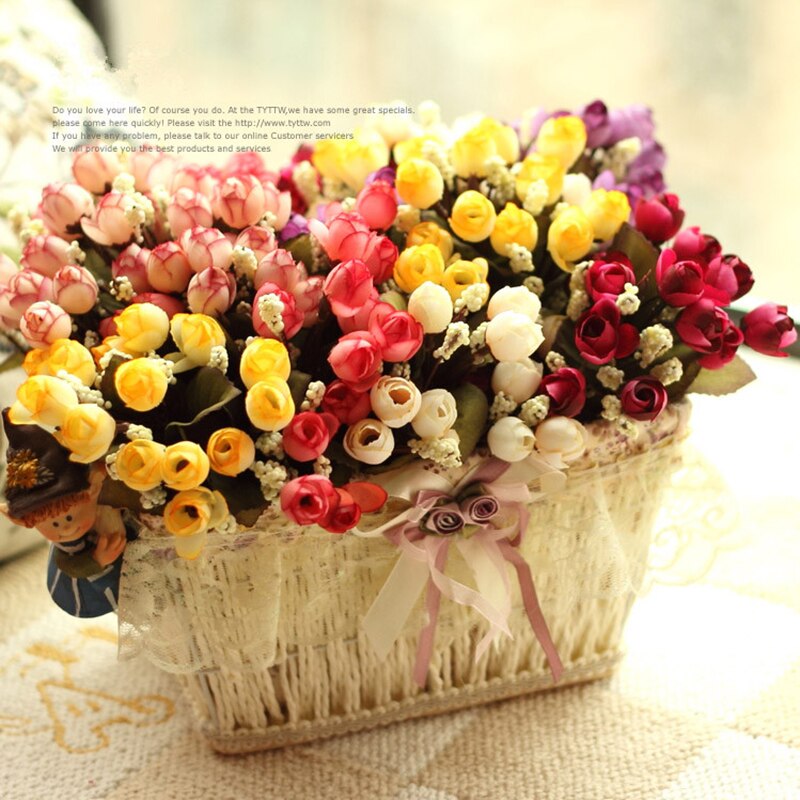 15 têtes de roses bractées simulation fleurs soie rose fleurs pour décoration maison mariage fête festival