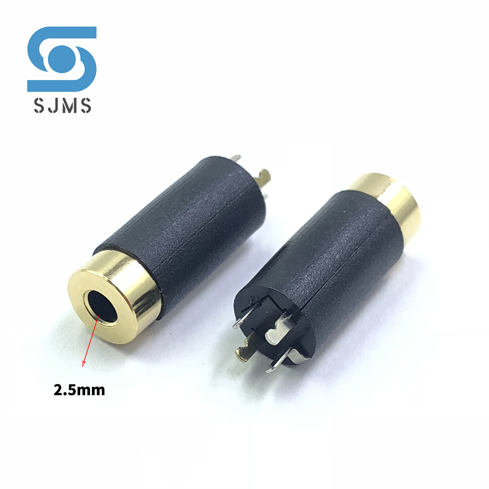 2 pezzi 2.5mm 3.5mm 4 poli stereo femmina presa Jack 2.5 3.5 doppio canale Jack 4 poli femmina Jack Audio per cuffie: 2.5mm X 2pezzi