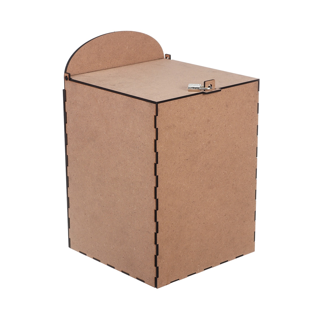 Cajas de correos de tarjetas de boda país urna de boda tesoro tarjeta de DIY Caja con cerradura llaves Contry decoración de invitaciones de boda