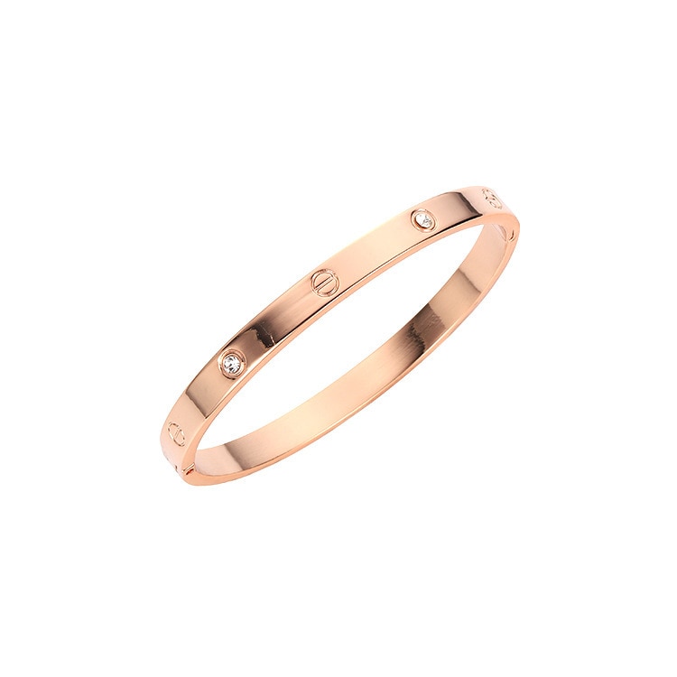 Fshion moderna smycken med rosa guld litet fräscht armband för studentpar flickvänner armband armband