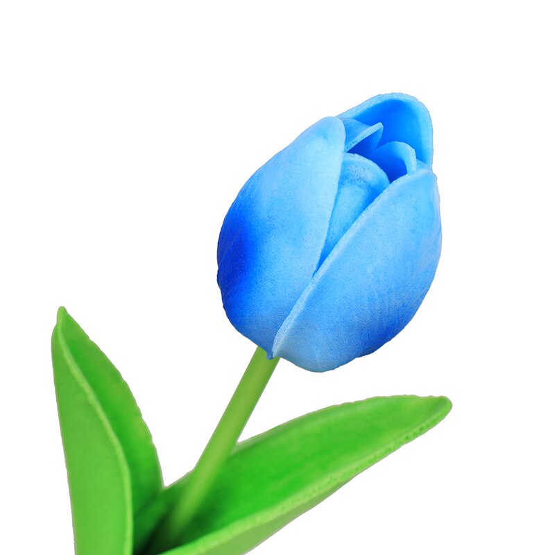 Kunstige blomster tulipan bamse frisk romantisk bryllup dekoration valentinsdag latex blomster: Smtyjx 045