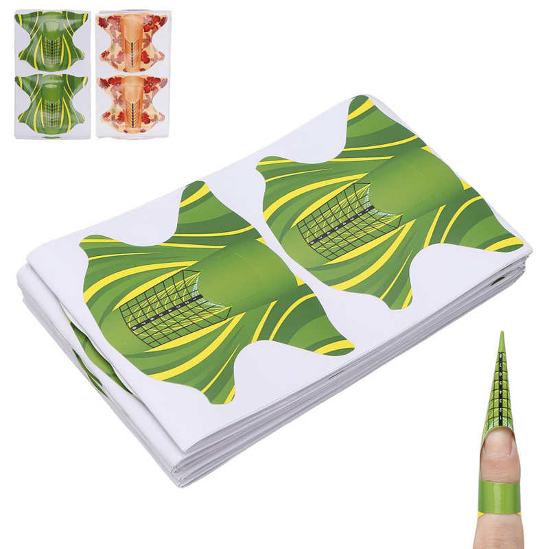 Nail Guide Form Eco Friendly Length Mark Compact Portable Nail Art Form for Home for Nail Artist for Nail Salon