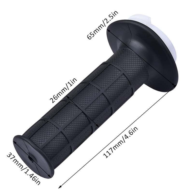 1 Pair 22mm Throttle Grip Twist Throttle Hand Grip with Twist Cable Handle Throttle Clamp For Motorized Bicycle Push Bike