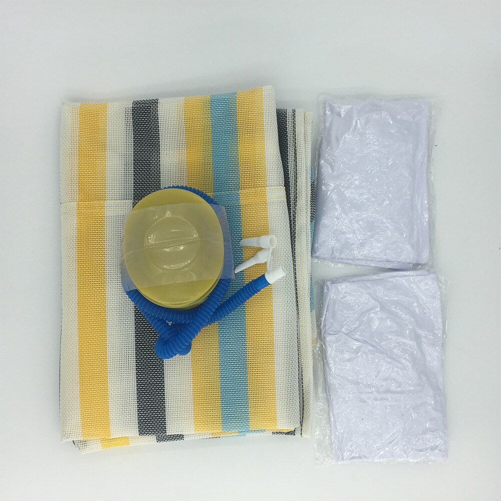 Zwembad drijvende hangmat multifunctionele opblaasbare hangmat ligstoel water hangmat lounge sal 99: Veelkleurig