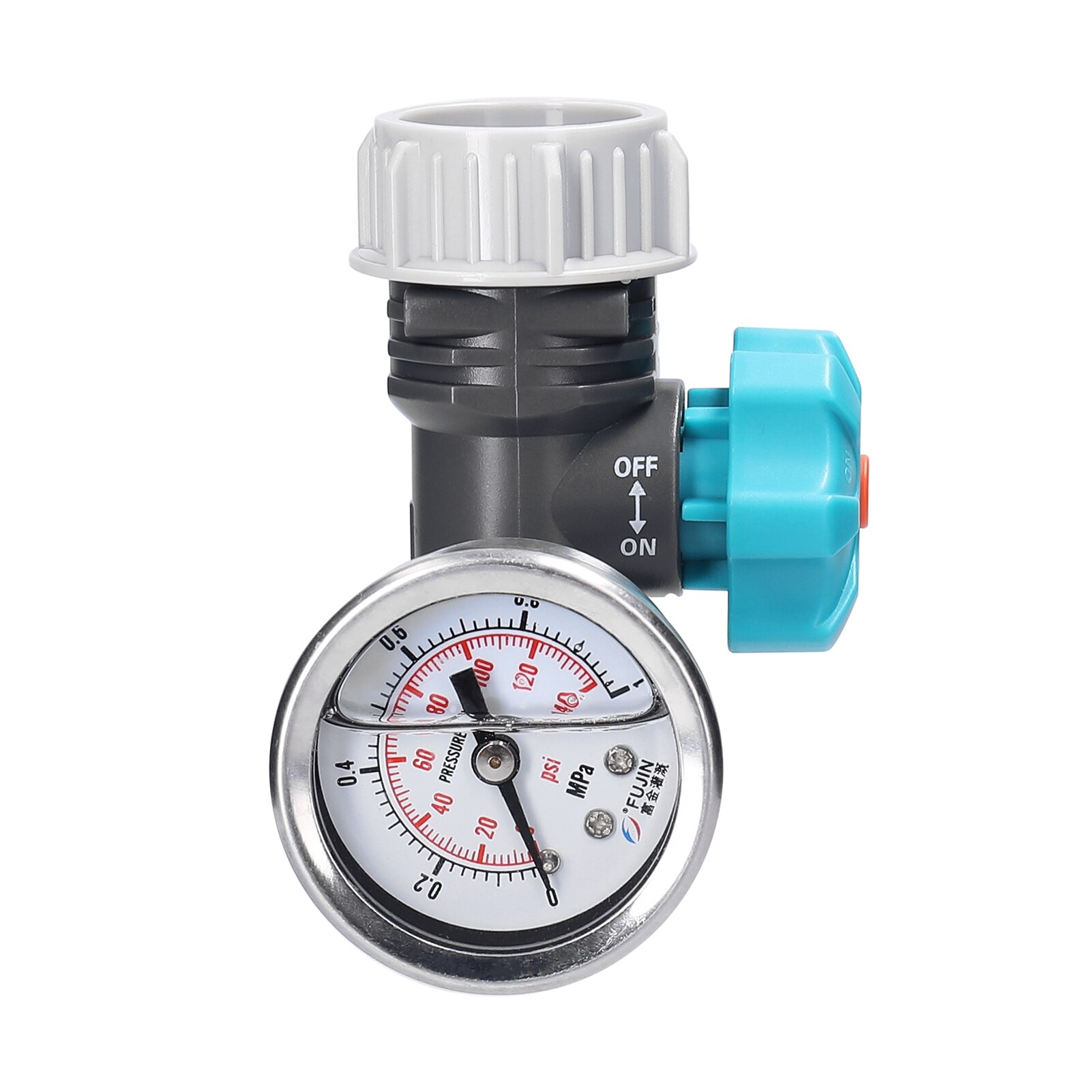 G3/4 Inch Water Pressure Regulator Tool Digital Display Pressure Gauge for Greenhouse Garden Irrigation Controller