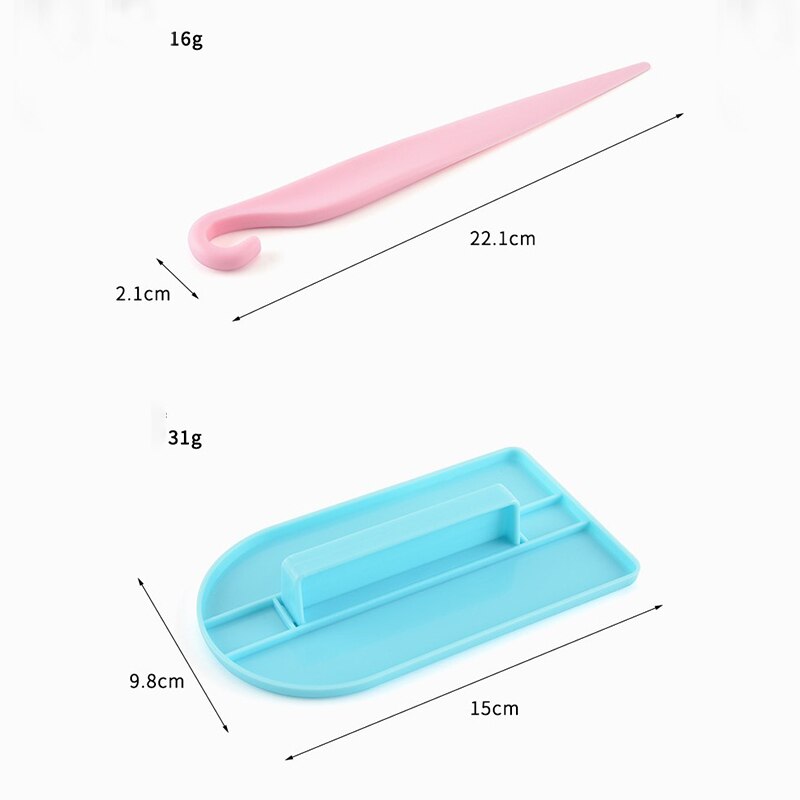 Ttlife Diy Turn Suiker Taart Gereedschap Bakken Cakevorm Piping Oppervlak Smoothing Apparaat Slijpen Device Keukengereedschap Gebak Gereedschap
