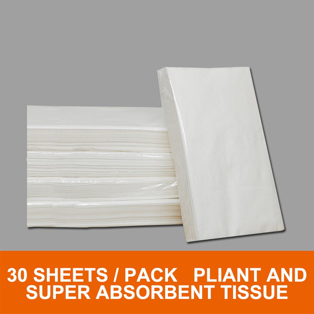 Facial Tissue 2-Ply 30 Sheets White Wood Pulp Bath Tissue Paper