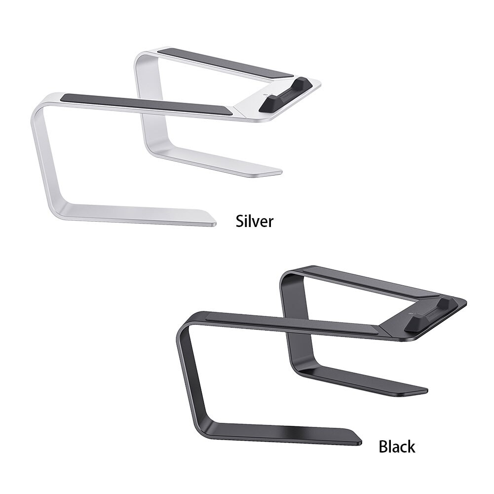 Laptopständer mit nackenentlastung, 360 belüftungsöffnungen, tragbar, aus rutschfester, robuster und ergonomischer aluminiumlegierung, einfache montage