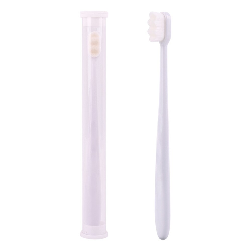 Ultra-fine Soft Bristle Adult Toothbrush for Sensitive Gums Teeth Deep Cleaning Eco-friendly Brushes Oral Cleaning Care Supplies: D / 3pcs