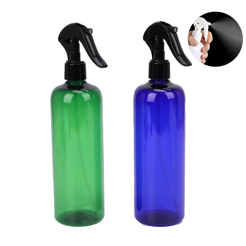 Botellas de espray de 500ml, botella rellenable Multicolor de plástico Sub-embotellado, contenedor vacío, herramienta dispensadora de maquillaje, 1 ud.
