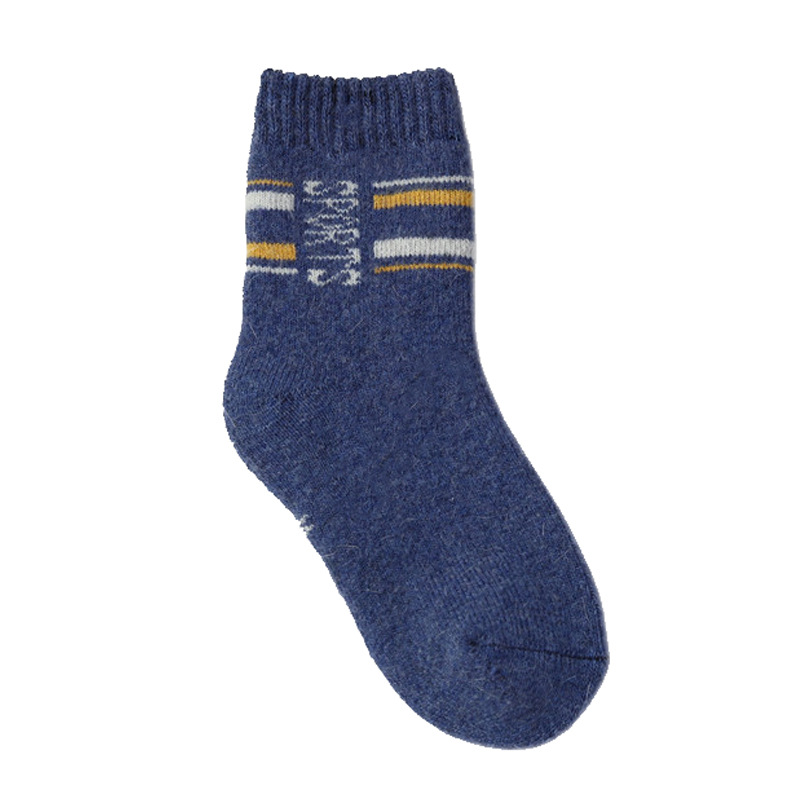 5 Paare/viel Herbst Winter Plus Dicke warm Halten freundlicher Wolle Socken Frottee Socken Für Jungen Socken Mit druck Für Kleinkinder