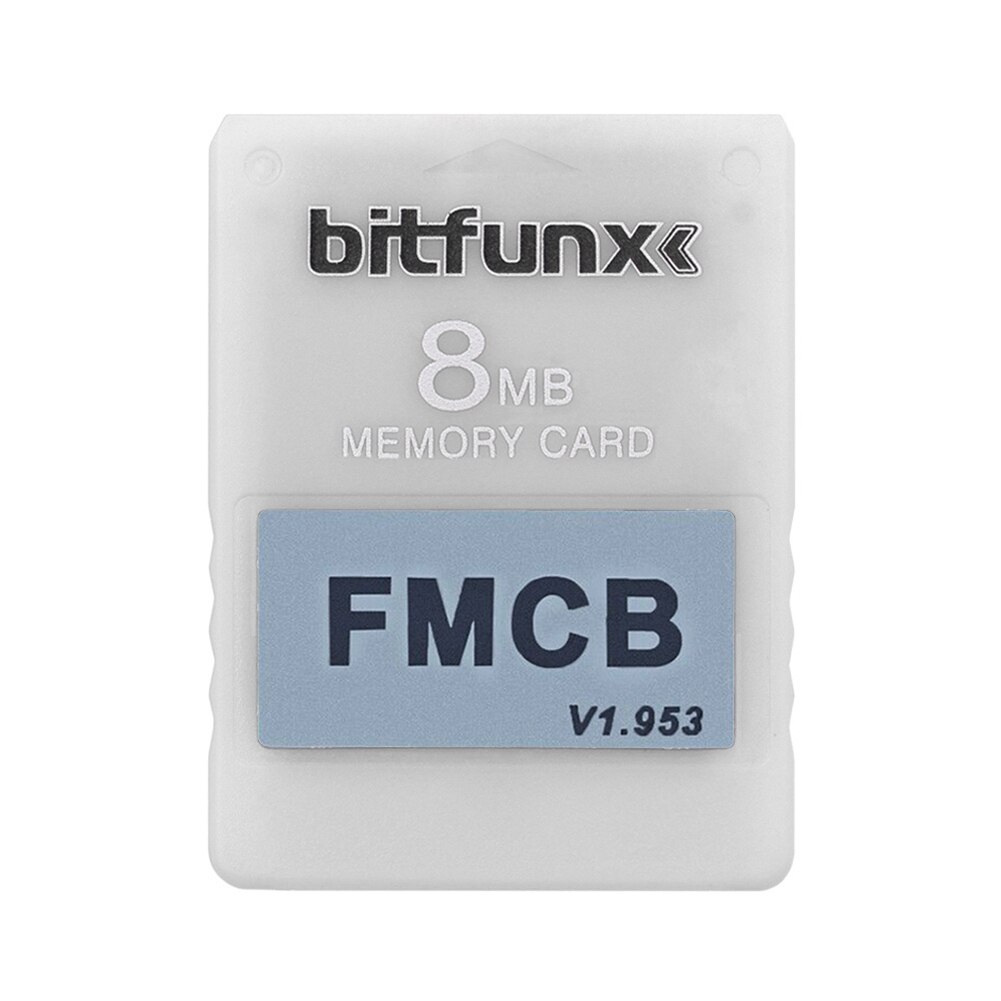 Memory Card Game Consolas Accessories Game Memory Card for Sony PS2 Playstation 2 FMCB McBoot Free MC Boot v1.953: White 8MB