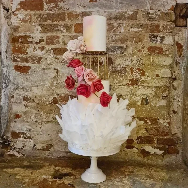 Wedding cake stand divider metal floating party cake tier rack suitable for wedding birthday dessert party decoration utensils
