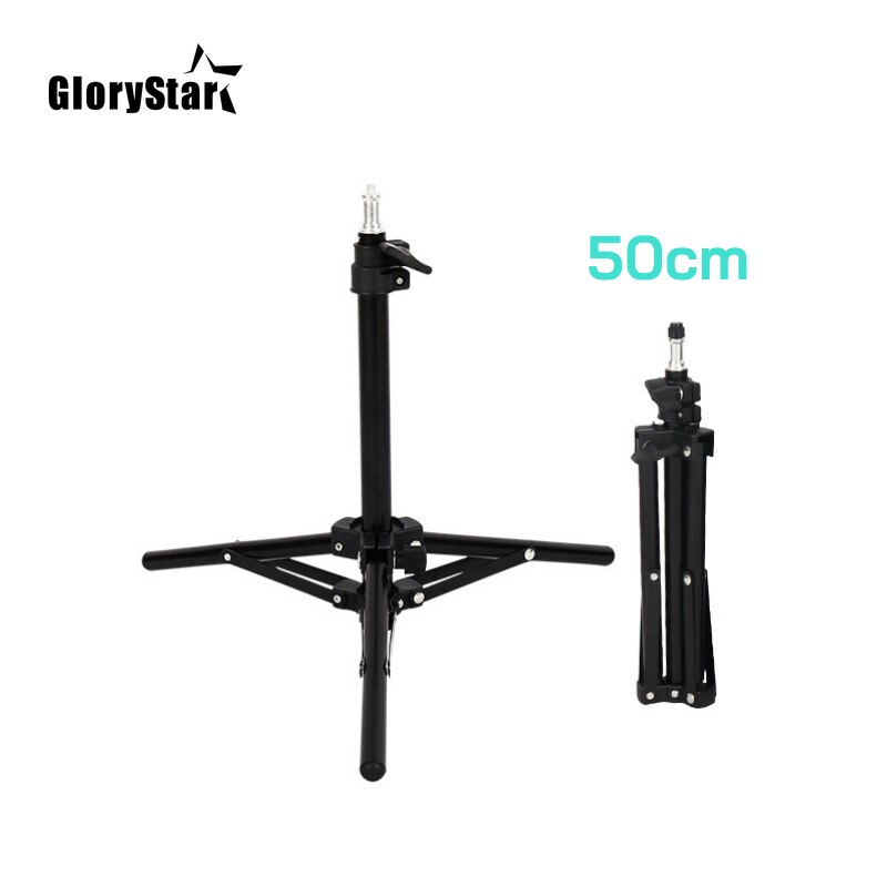 50 70 160 200CM Photography Tripod Light Stands Photo Studio Relfectors Softboxes Lights Backgrounds Video Lighting Studio Kits: 50cm