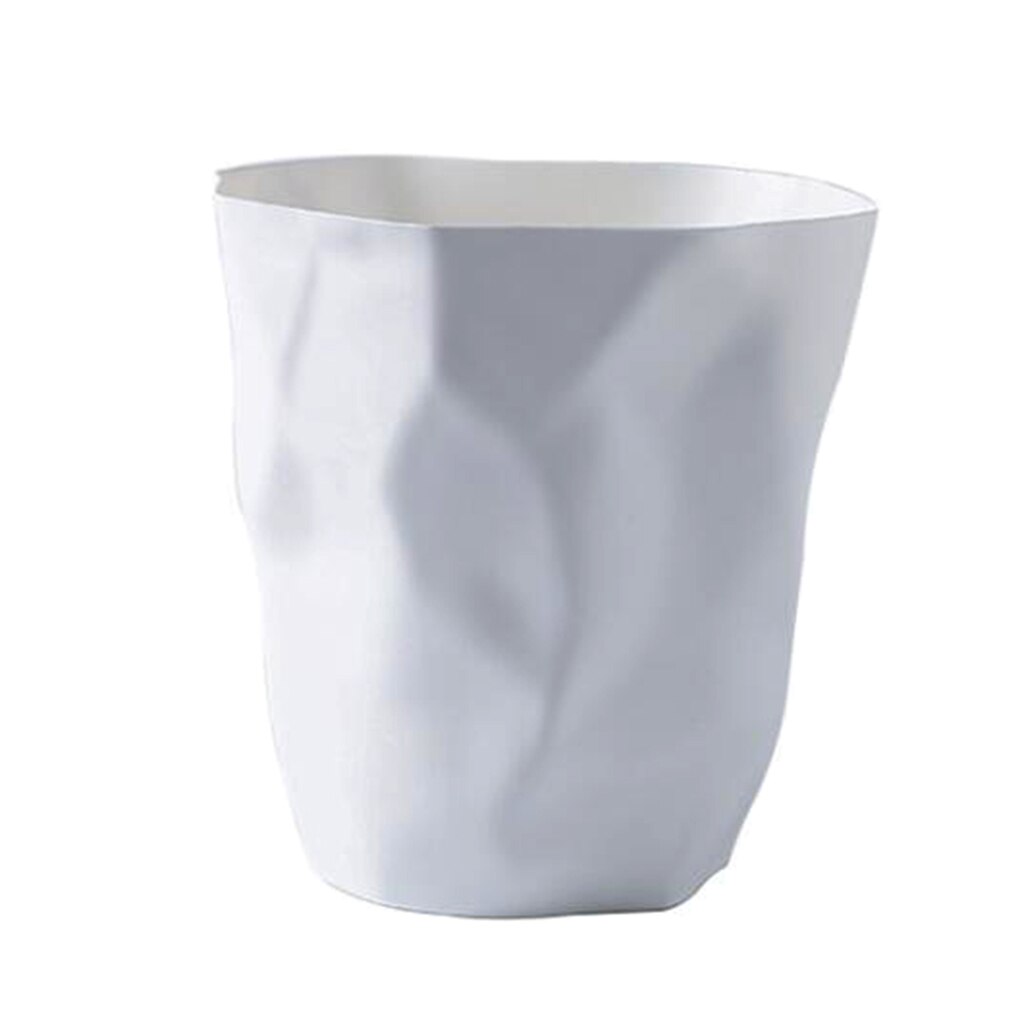 1xClassic Hause Kunststoff Mülleimer Büro Kreative Altpapier Korb Lagerung Behälter
