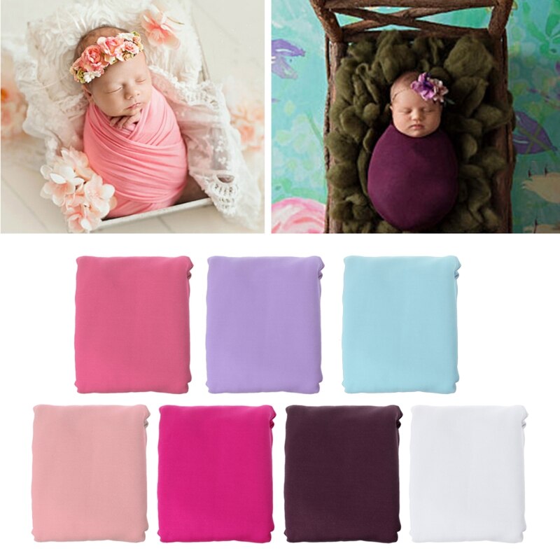 Pasgeboren Fotografie Props Baby Kostuum Outfit Foto 'S Wrap Meisje Kids Hangmat 40JC