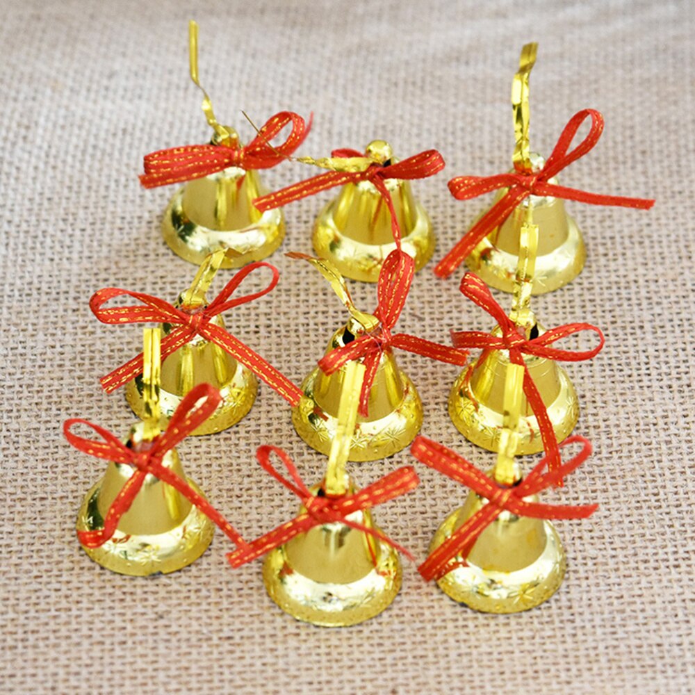 9Pcs Kerst Klokken Mooie Festival Decoratieve Kerstboom Kerstmis Klok Klokken Voor Kerst