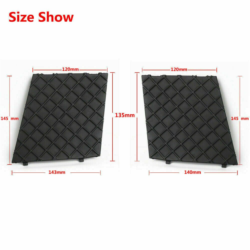 Een Paar Zwarte E60 E61 Auto Voorbumper Lagere Mesh Grill Plaat Trim Cover Voor Bmw E60 E61 M 51117897186 51117897184 Bumper Cover