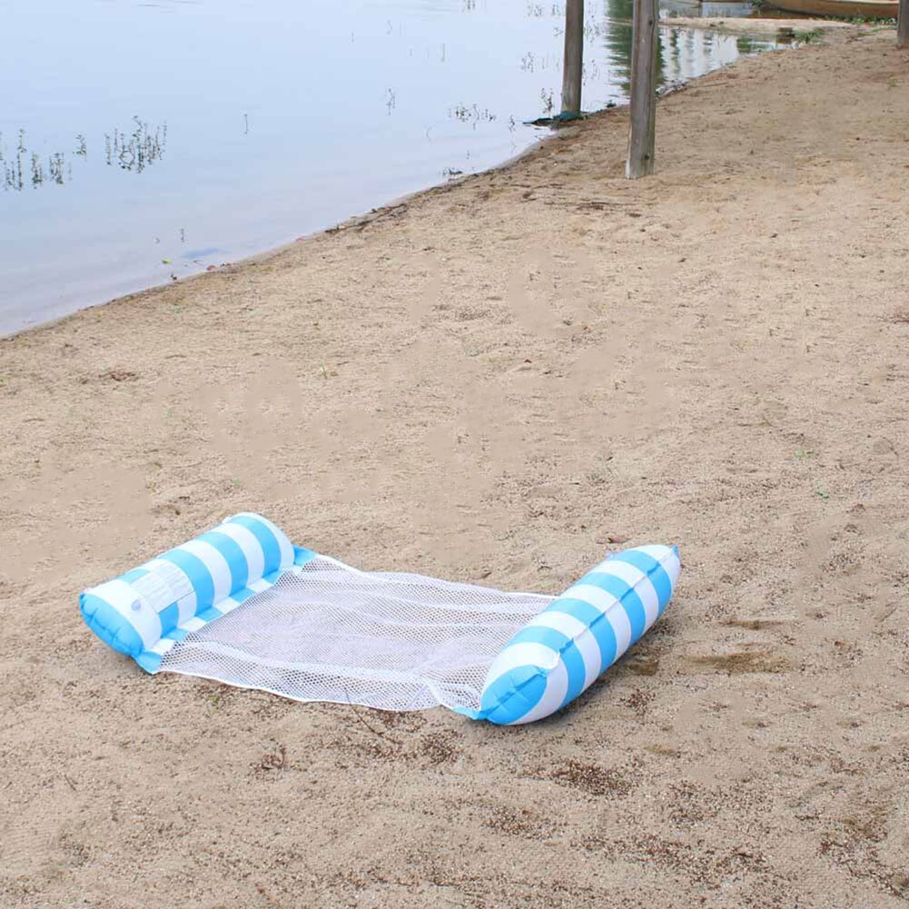 Multifunktionel sommervandsport hængekøje praktisk holdbar klassisk oppustelig flydende madras svømmeseng