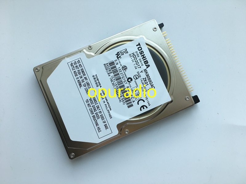 Disque dur MK8050GAC MK8050GACE ZK01 DC + 5V 1.3A 80 go pour BMWW CIC RADIO système de navigation de voiture, Original,