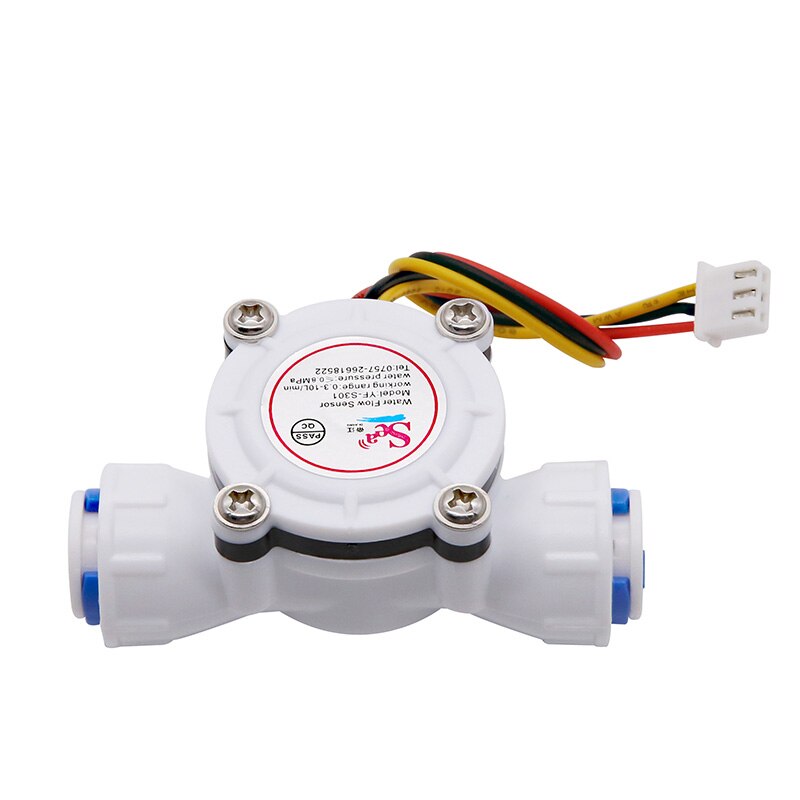 water flow sensor DN8 ND10 0.3-10L/minPE pipe water flow meter 0.3-6L/MIN water dispenser G1/4 inch G3/8inch flowmeter